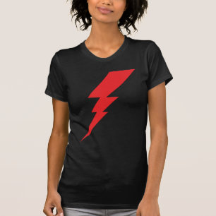 Camiseta Red Flash Lightning Bolt