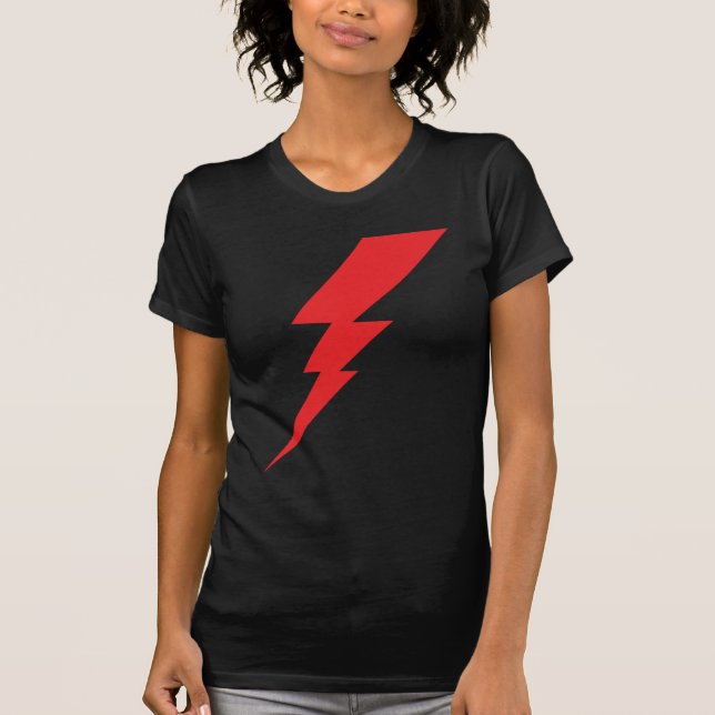Camiseta Red Flash Lightning Bolt (Frente)