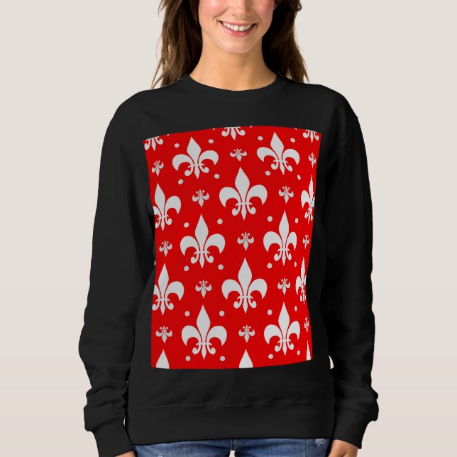 Camiseta Red Fleur-de-lis Design (Frente)