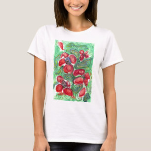 Camiseta Red Flowers Fantasy