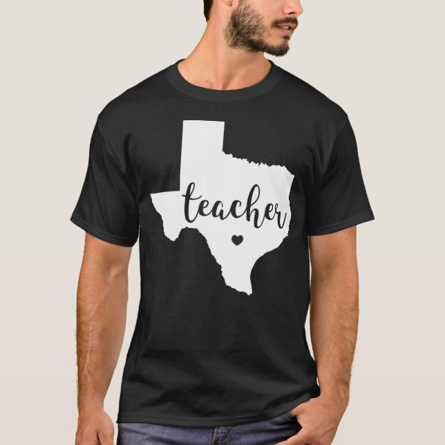 Camiseta Red For Ed Texas Teacher Public Education Support (Frente)