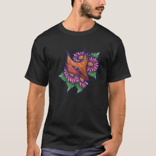Camiseta Red Fox Cute Foxy, Diversão de Designs