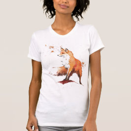 Camiseta Red Fox Watercolor