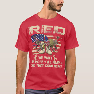Camiseta Red Friday Lembrar Todos Implantados USA Flag Mil