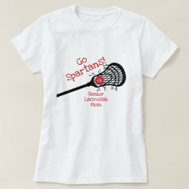 Camiseta Red Go Team Lacrosse Mãe
