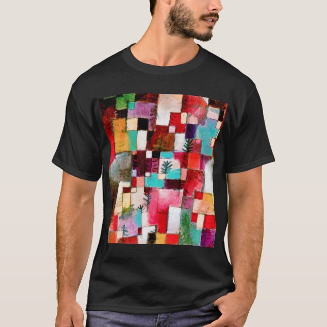 Camiseta Red Green e Violet, Paul Klee (Frente)