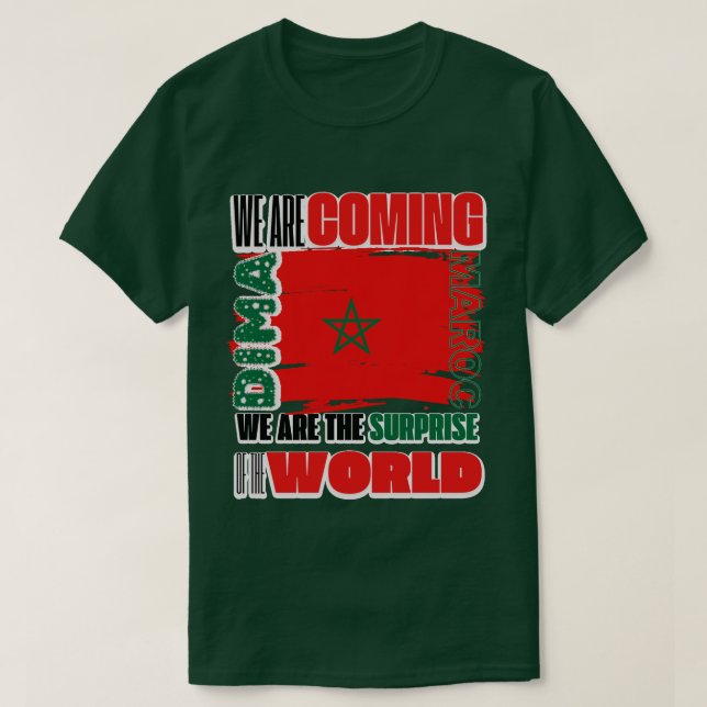 Camiseta Red & Green Spirit (Frente do Design)