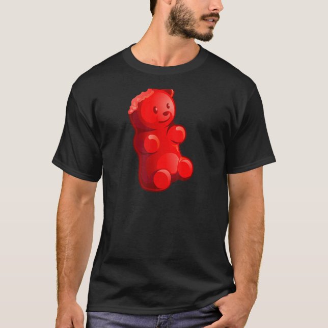 Camiseta Red Gummy Bear Candy (Frente)