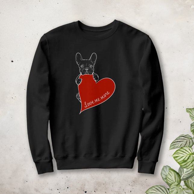 Camiseta Red Heart French Bulldog (Criador carregado)