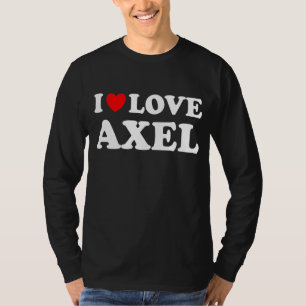 Camiseta Red Heart I Love Axel