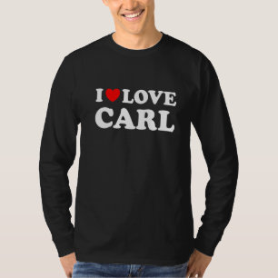 Camiseta Red Heart I Love Carl