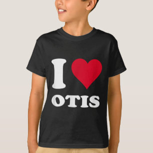 Camiseta Red Heart I Love Otis