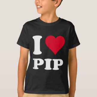 Camiseta Red Heart I Love Pip