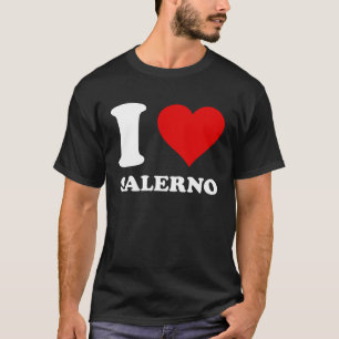 Camiseta Red Heart I Love Salerno