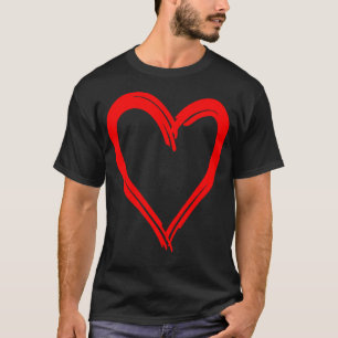 Camiseta Red Heart Legal Love Hearic Dia de os namorados M