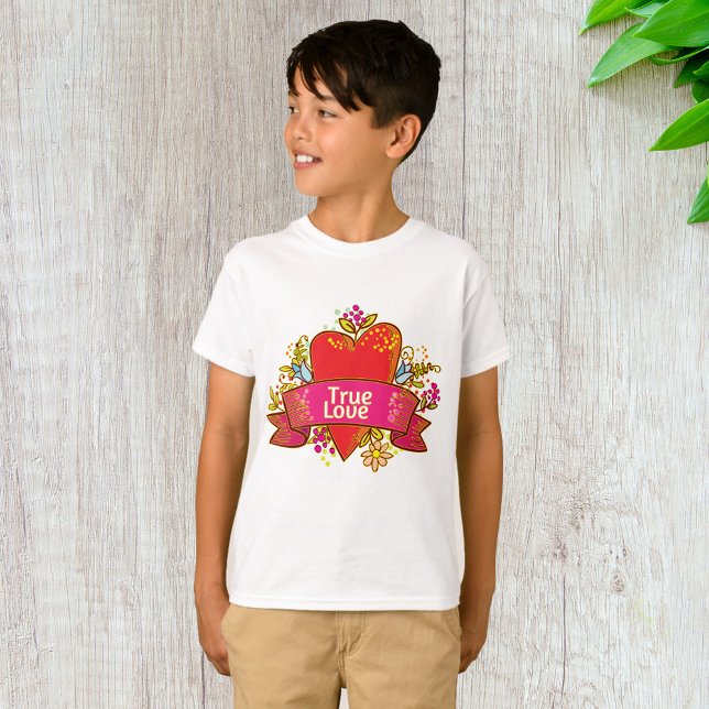 Camiseta Red Heart True Love (Criador carregado)