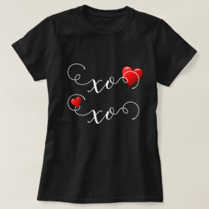 Camiseta Red Heart XOXO