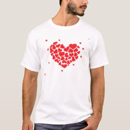 Camiseta Red hearts