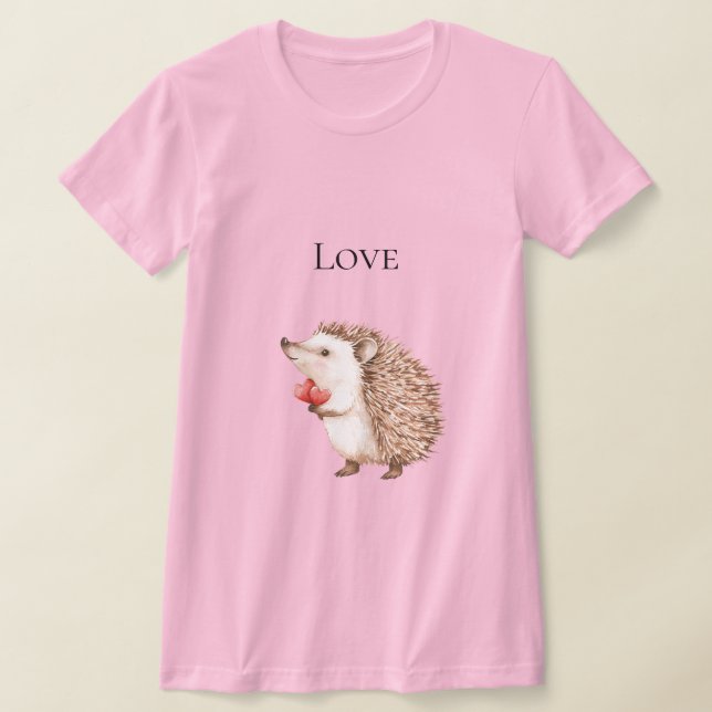 Camiseta Red Hearts Hedgehog (Postura )