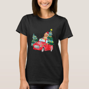 Camiseta Red Heeler Passeio Caminhão Vermelho Natal Gato Au