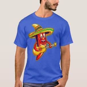 Camiseta Red Hot Chili sombrero vihuela Cinco De M