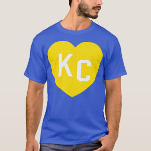 Camiseta Red Kansas City Heart Kc Heart Love KC Iniciais Re