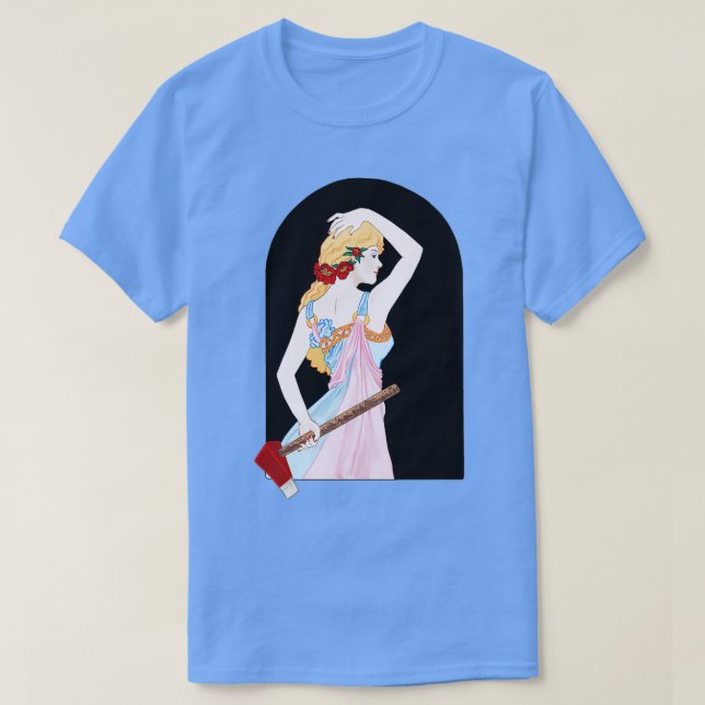 Camiseta Red Lizzie (Frente do Design)