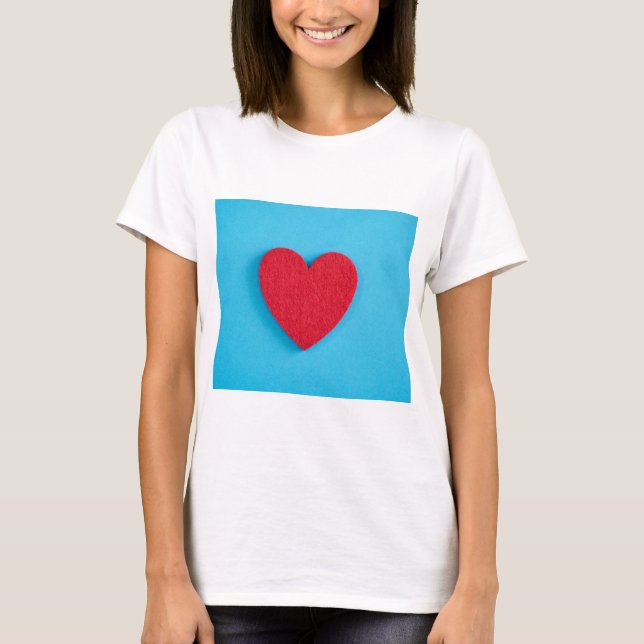Camiseta Red Love Heart (Frente)