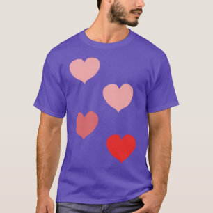 Camiseta Red Lovely Hearts 1