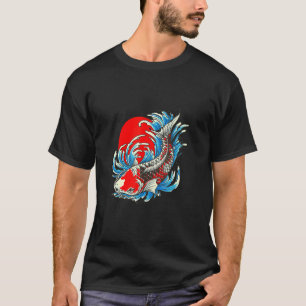 Camiseta Red Moon Japan Koi Fish