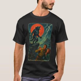 Camiseta Red Moon Roar - Lobisomem vs. Aventuros