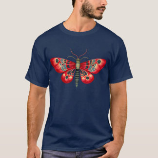 Camiseta Red Moth No Jardim Noturno