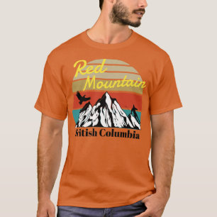 Camiseta Red Mountain ski British Columbia