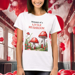 Camiseta Red Mushroom Fungland Woodland Mãe Para Ser
