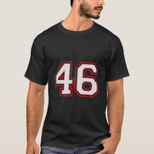 Camiseta Red Number 46 Jogador Esportivo Vencedor do Jogo D