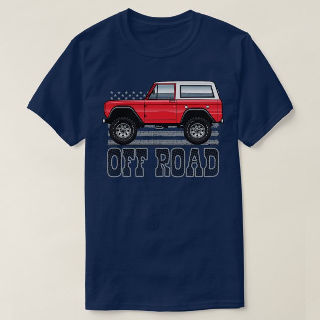 Camiseta Red OffRoad (Frente do Design)