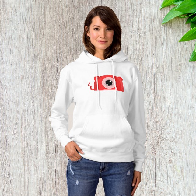 Camiseta Red Oso Womens Hoodie (Criador carregado)