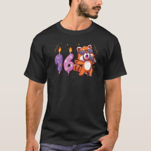 Camiseta Red Panda 16º aniversário Diversão Pandas Animal G