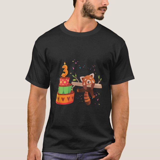 Camiseta Red Panda 3Rd Pandas Animal (Frente)