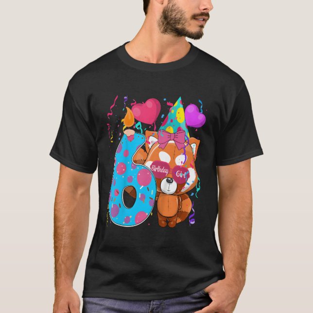 Camiseta Red Panda 6 I M 6 (Frente)