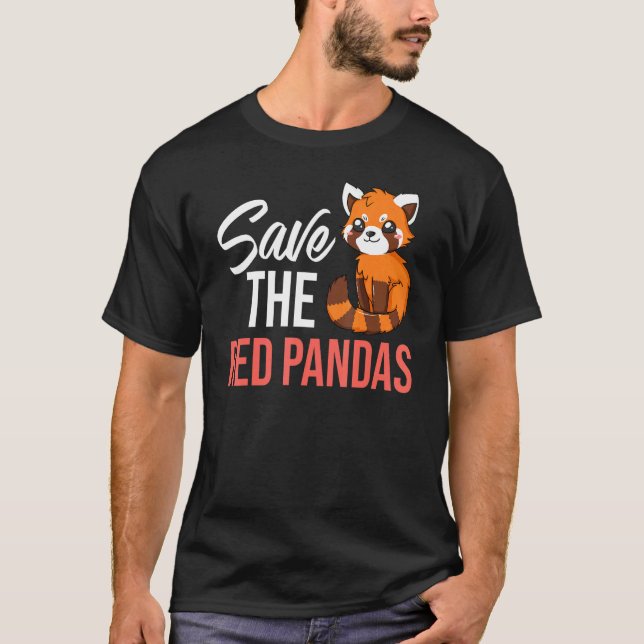 Camiseta Red Panda Animal Habitat Tail 1 (Frente)