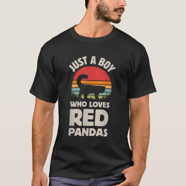 Camiseta Red Panda Apenas Um Que Ama Pandas (Frente)