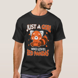 Camiseta Red Panda Apenas Um Que Ama Pandas Vermelhas