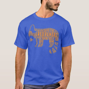 Camiseta Red Panda cita Art Design