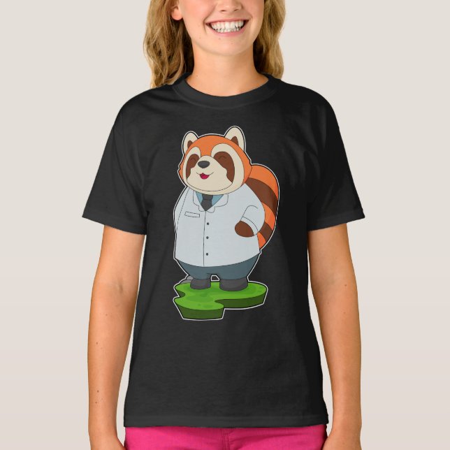 Camiseta Red Panda Doctor (Frente)