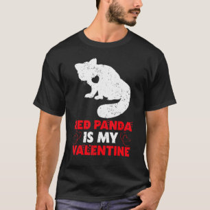 Camiseta Red Panda É Meu Namorados Engraçado Panda Vermelha