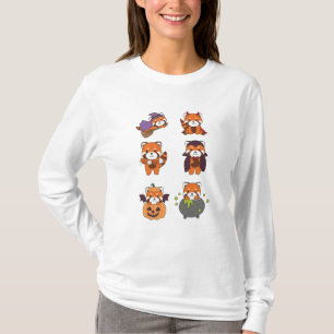 Camiseta Red Panda Halloween Devil Pumpkin Vampire Costume