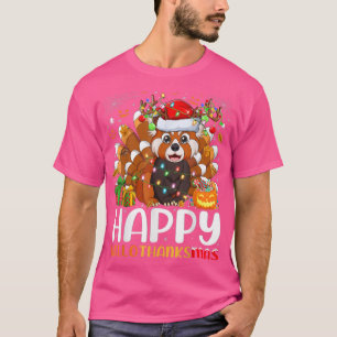 Camiseta Red Panda Lover Halloween Christmas Hallotha