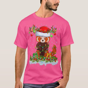 Camiseta Red Panda Lover Matando Papais noeis Iluminando Ru