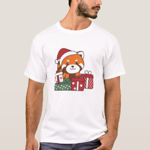 Camiseta Red Panda Natal Presente Inverno Pandas Vermelhas